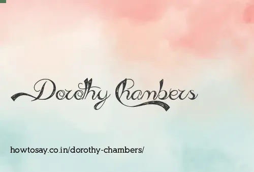 Dorothy Chambers