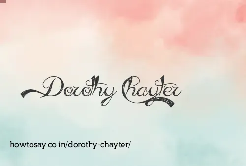 Dorothy Chayter