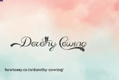 Dorothy Cowing