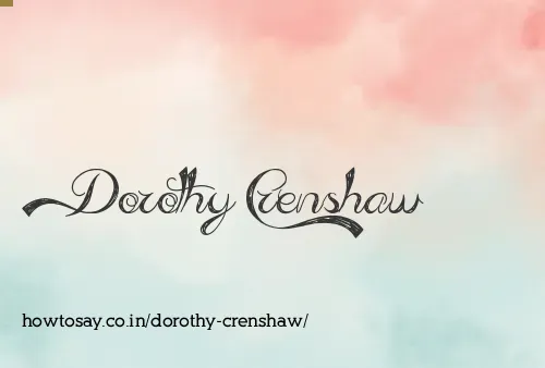 Dorothy Crenshaw
