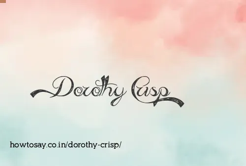 Dorothy Crisp