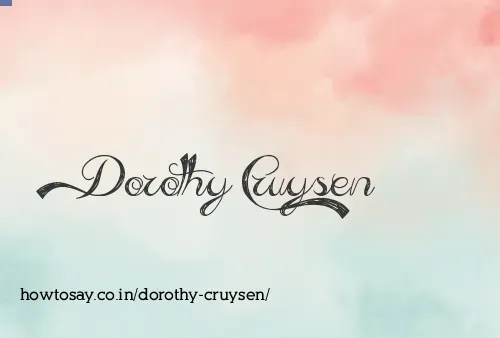 Dorothy Cruysen