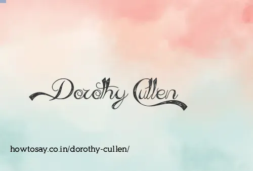 Dorothy Cullen