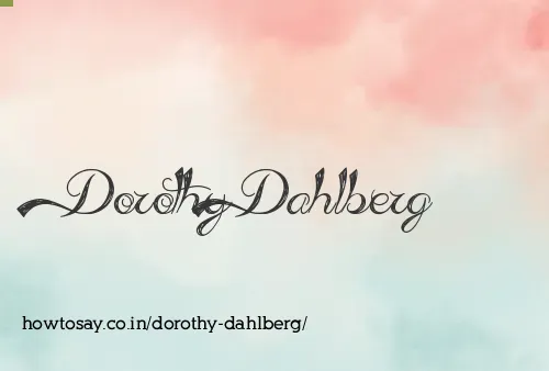 Dorothy Dahlberg