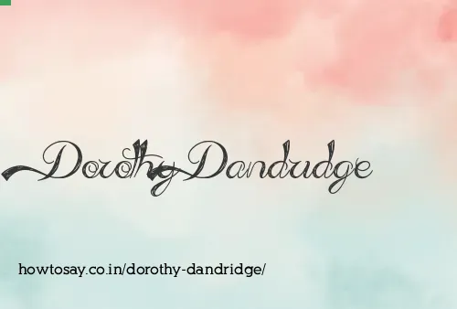 Dorothy Dandridge