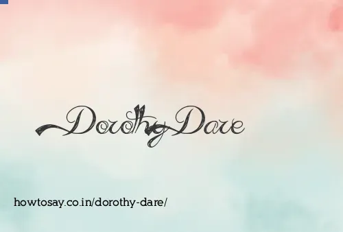 Dorothy Dare