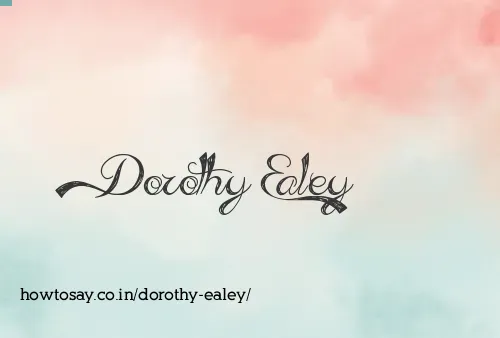 Dorothy Ealey