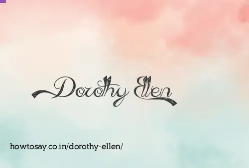 Dorothy Ellen