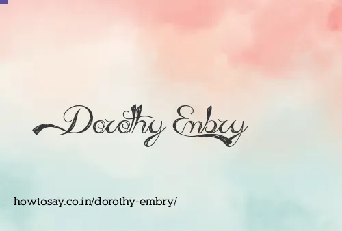 Dorothy Embry