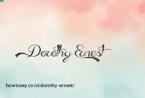 Dorothy Ernest
