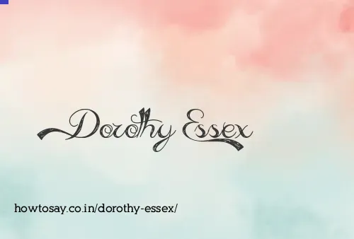 Dorothy Essex