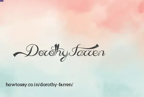 Dorothy Farren