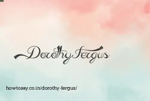 Dorothy Fergus