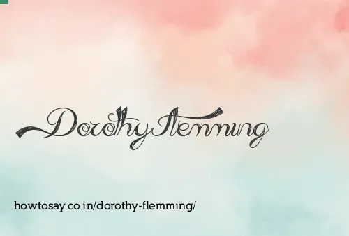 Dorothy Flemming