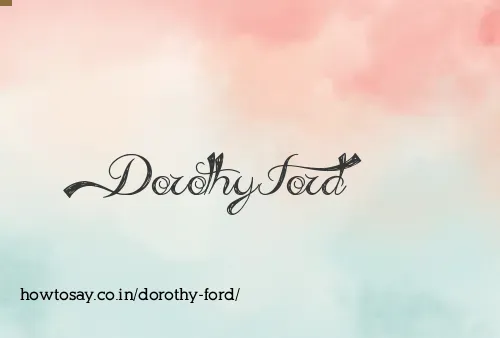 Dorothy Ford