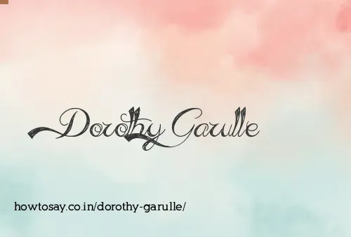 Dorothy Garulle