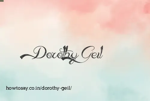 Dorothy Geil