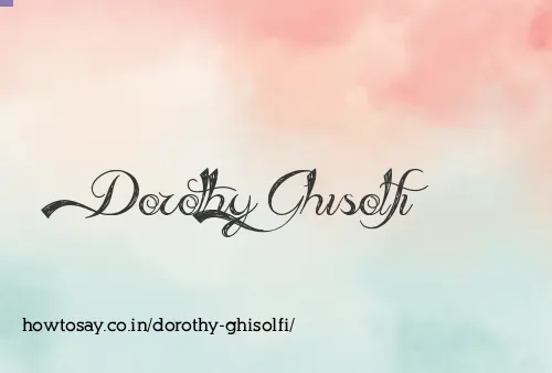 Dorothy Ghisolfi