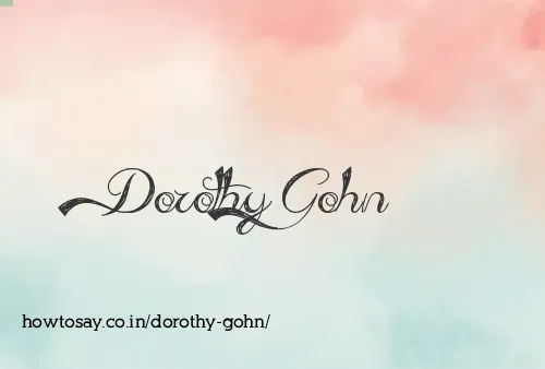 Dorothy Gohn