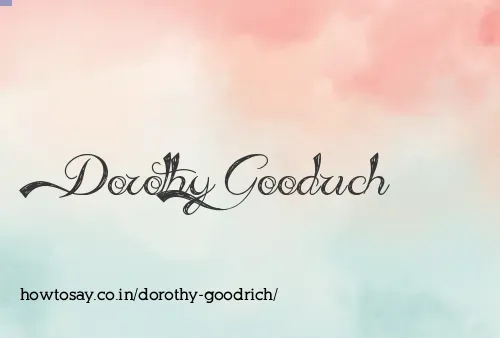 Dorothy Goodrich