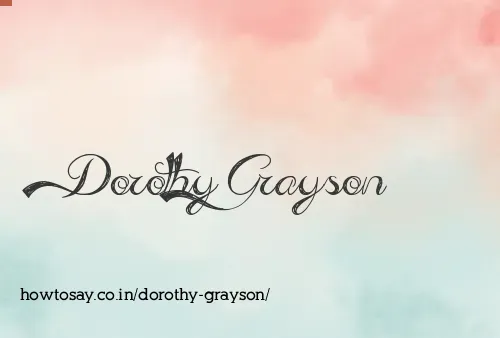 Dorothy Grayson