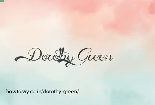 Dorothy Green