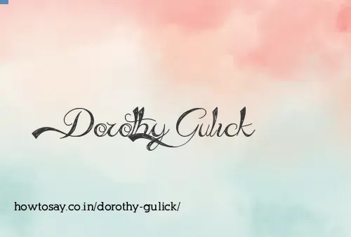 Dorothy Gulick