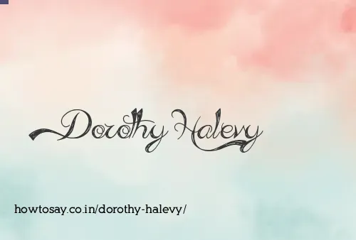 Dorothy Halevy