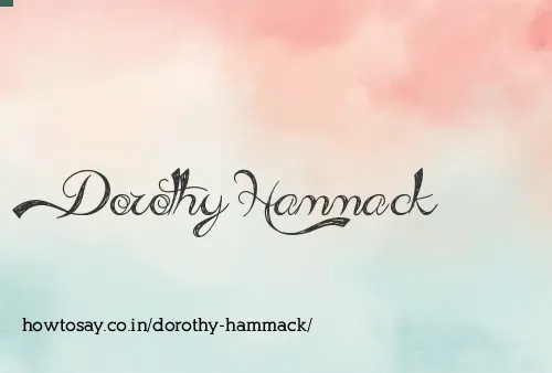 Dorothy Hammack