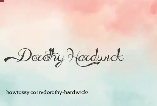 Dorothy Hardwick
