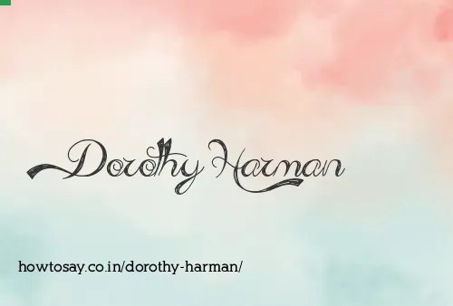 Dorothy Harman