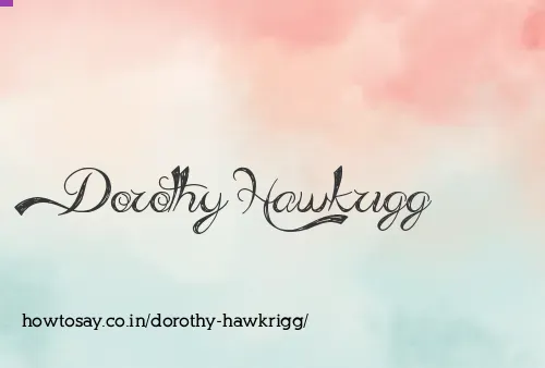 Dorothy Hawkrigg