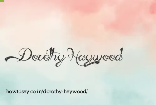 Dorothy Haywood