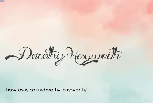 Dorothy Hayworth