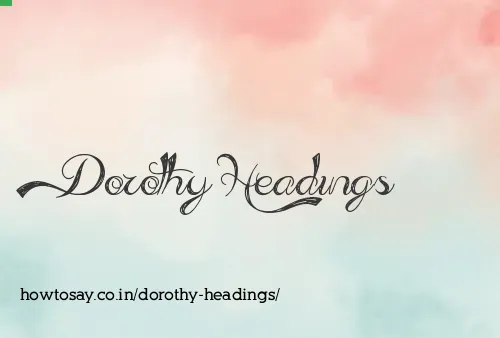 Dorothy Headings