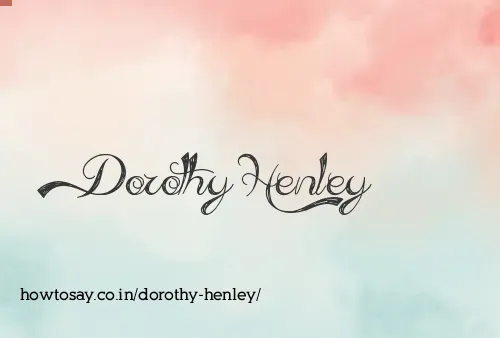 Dorothy Henley