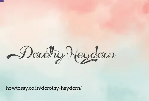 Dorothy Heydorn