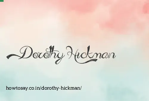 Dorothy Hickman