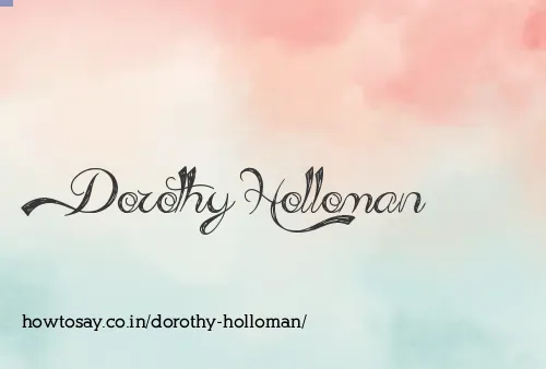 Dorothy Holloman