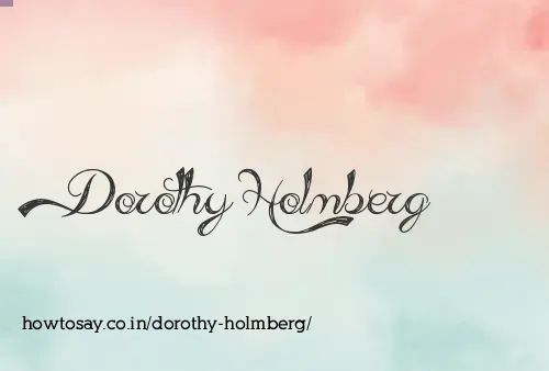 Dorothy Holmberg