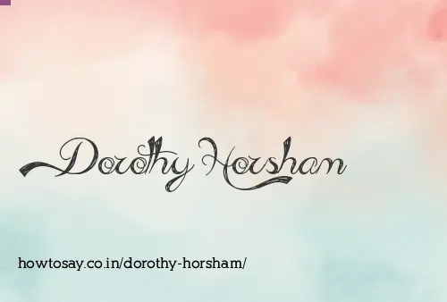 Dorothy Horsham