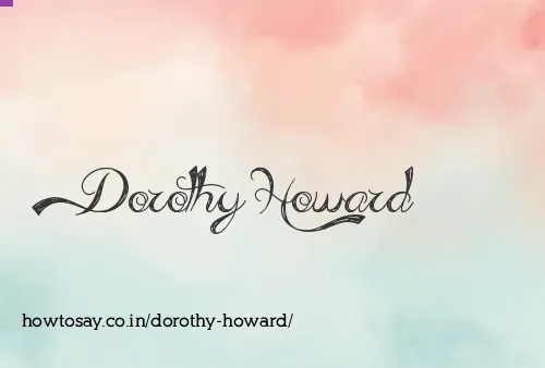 Dorothy Howard