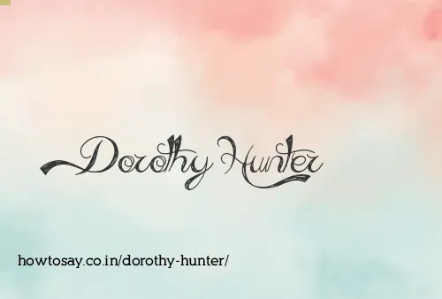 Dorothy Hunter