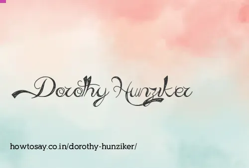 Dorothy Hunziker
