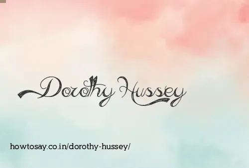 Dorothy Hussey