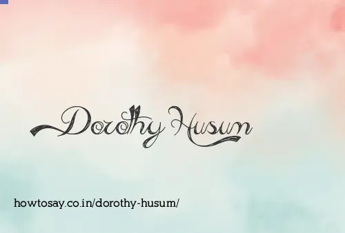 Dorothy Husum