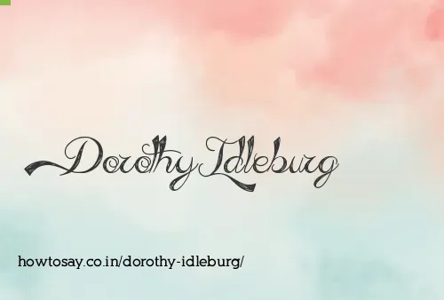 Dorothy Idleburg