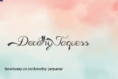 Dorothy Jaquess