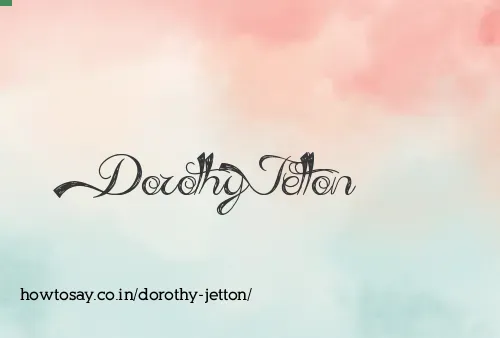 Dorothy Jetton