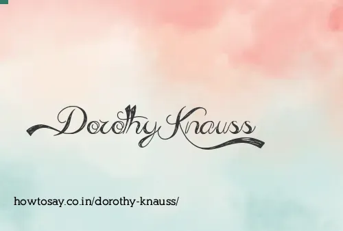 Dorothy Knauss